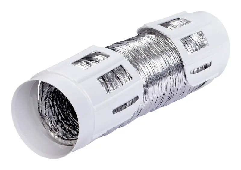 Supurr Flex 8 Ft. L X 4 In. D Aluminum/plastic Dryer Vent Kit Hupk8f