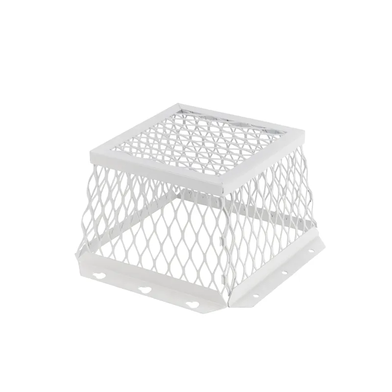 Exclusion Dryer Vent Guard, White Stainless Steel, 8 In.