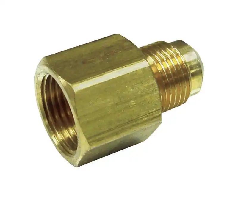 3/8 In. Female Flare X 1/2 In. Dia. Male Flare Brass Flare Adapter