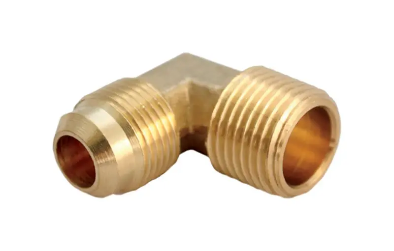 3/8 In. X 1/4 In. Male Brass Flare Elbow Fitting