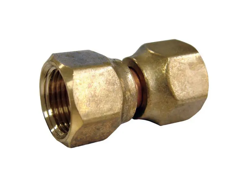 Brass Swivel Connector For Water, Oil, Fuel, And Natural Gas Applications
