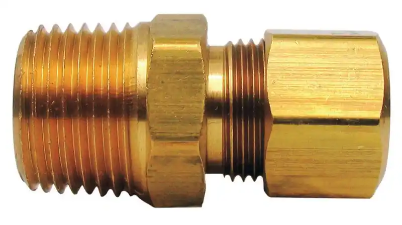 Jmf 1/4 In. Compression X 1/4 In. Dia. Lead-free Brass Connector