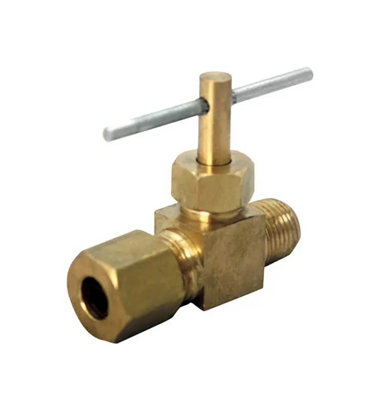 Ace Brass Needle Valve Compression 1/4 In. X 1/8 In. Model 4502977