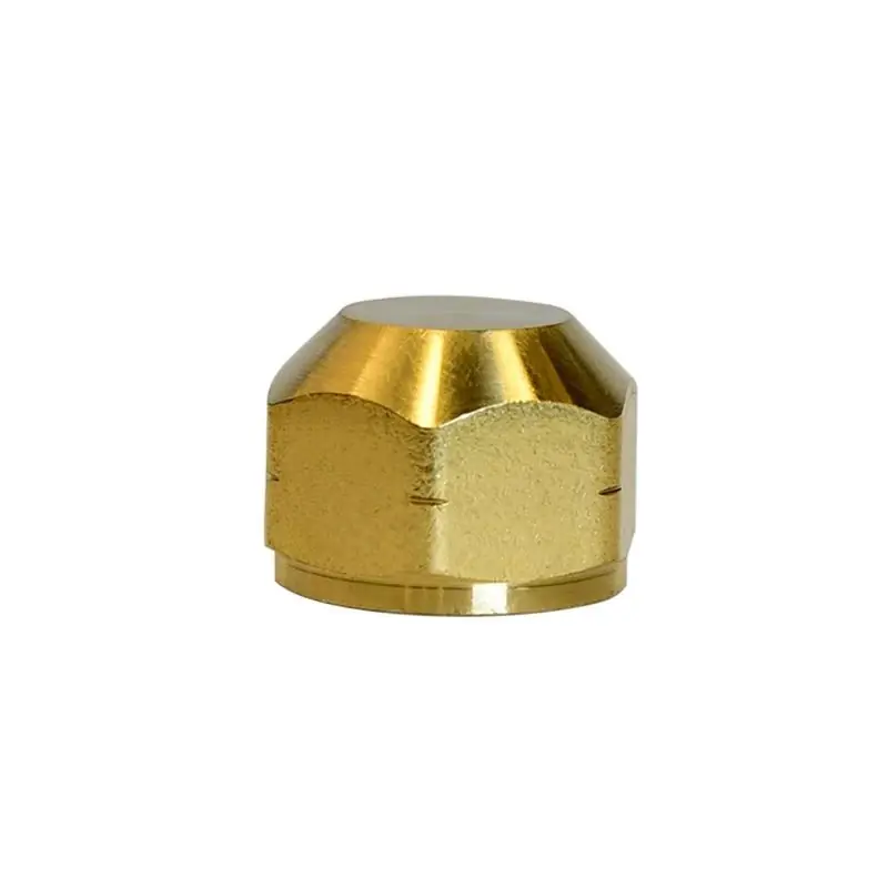3/4 Inch Lead-free Brass Flare Cap For Aluminum And Copper Pipes