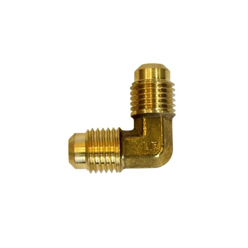 1/4 In. Flare X 1/4 In. D Flare Brass 90 Degree Elbow Fitting