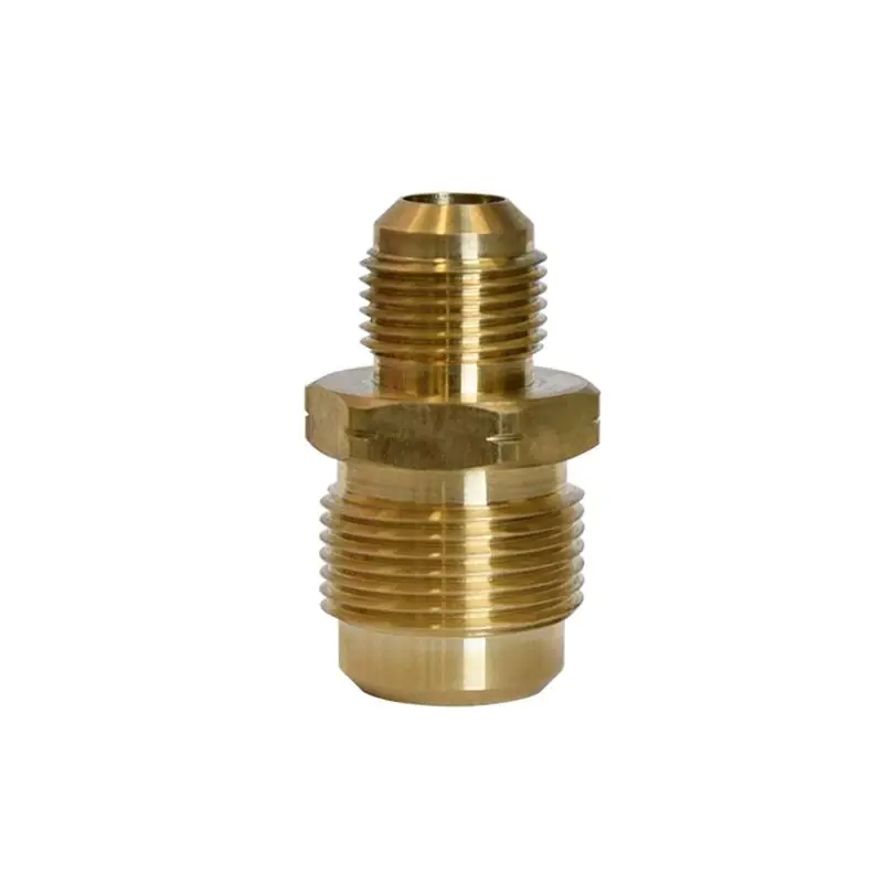 3/4 In. Mpt X 1/2 In. D Mpt Yellow Brass Union - Lead-free