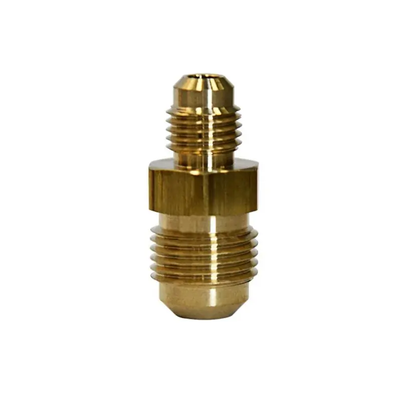 3/8 In. Flare X 1/4 In. D Flare Yellow Brass Reducing Union - Lead-free