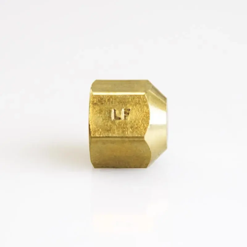 5/16 Inch Lead-free Brass Flare Cap For Plumbing - Model 6jc050810721013