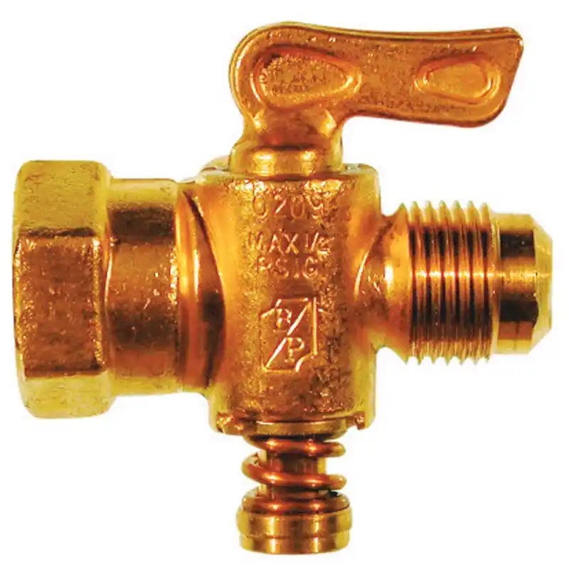 Company 1/2 In. Female X 1/2 In. Male Brass Flare Valve - Model 4181822