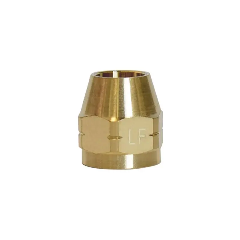 3/8 Inch Brass Space Heater Nut For Compression Fittings