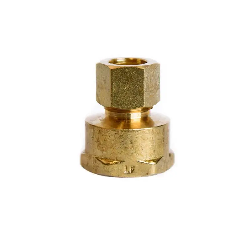 1/2 In. Compression X 3/4 In. D Fpt Lead-free Brass Coupling