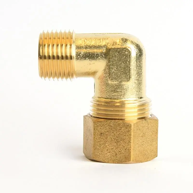 5/8 In. Tube X 3/8 In. D Mpt Brass 90 Degree Street Elbow Fitting