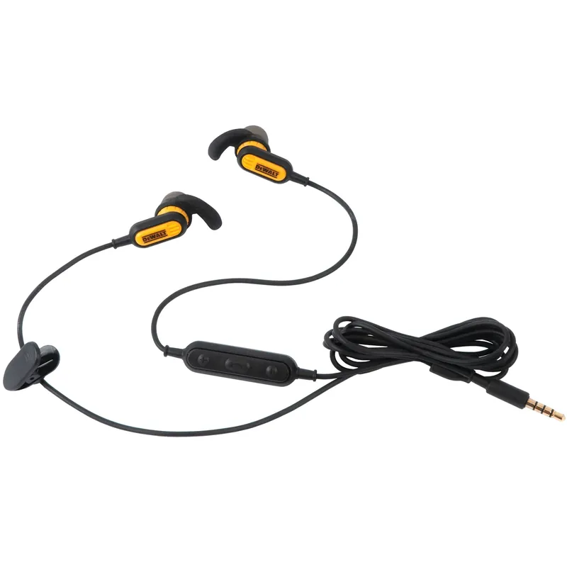 DeWalt Jobsite 3.5 Mm Plug Earphone 1 Pk