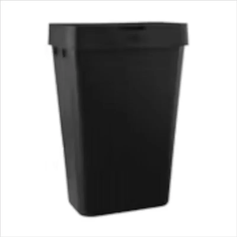Rubbermaid 12‑Gal White Resin Trash Can With Secure Lid – Durable Kitchen Waste Bin