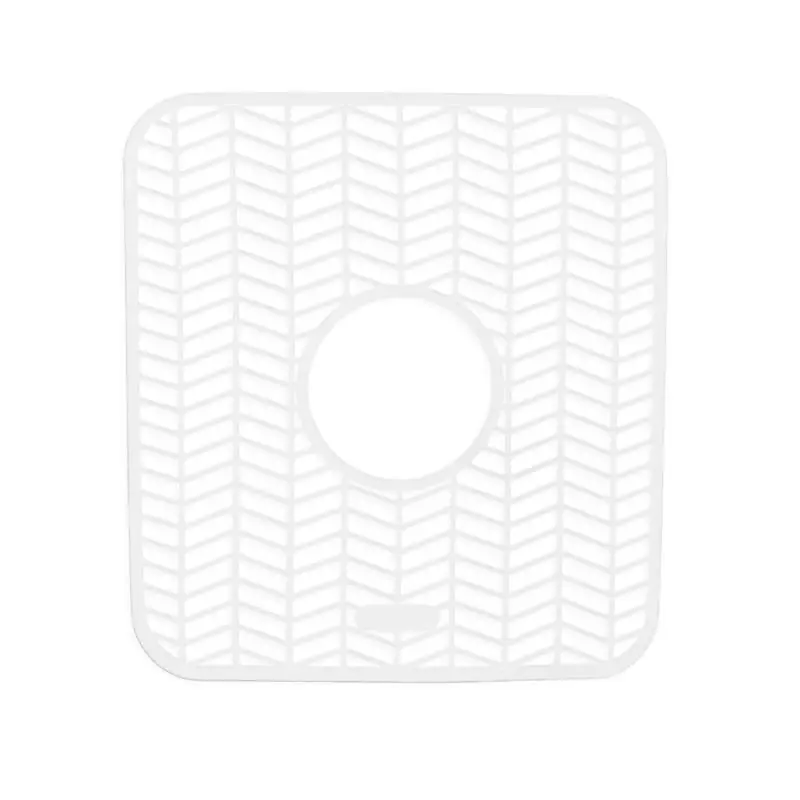 Core Kitchen 13 In L X 14 In W Silicone Sink Mat White