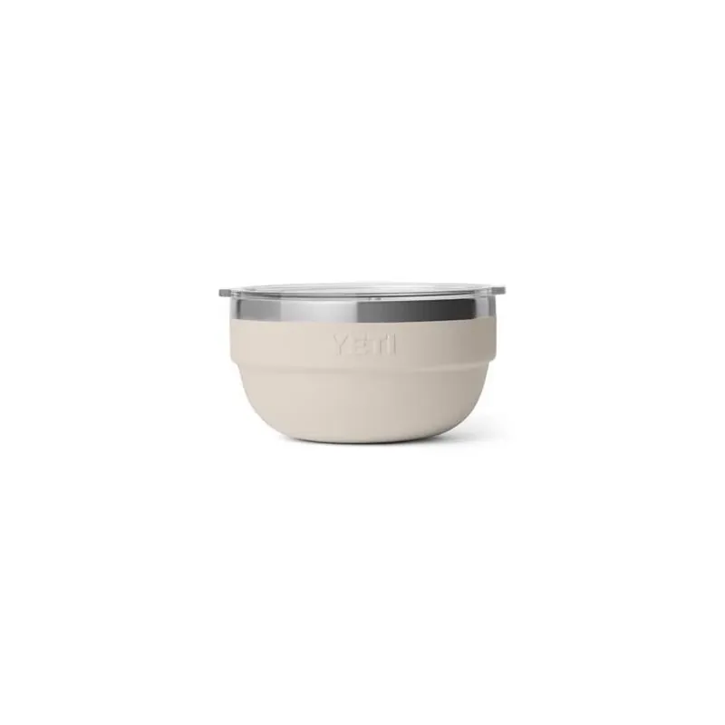 YETI Rambler 1‑Quart Stainless Steel Bowl With Lid – Cape Taupe
