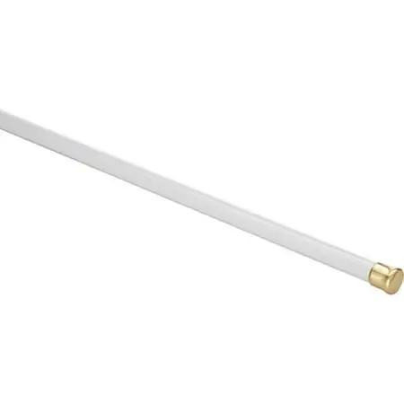 LEVOLOR 48 To 86 White Cafe Rods