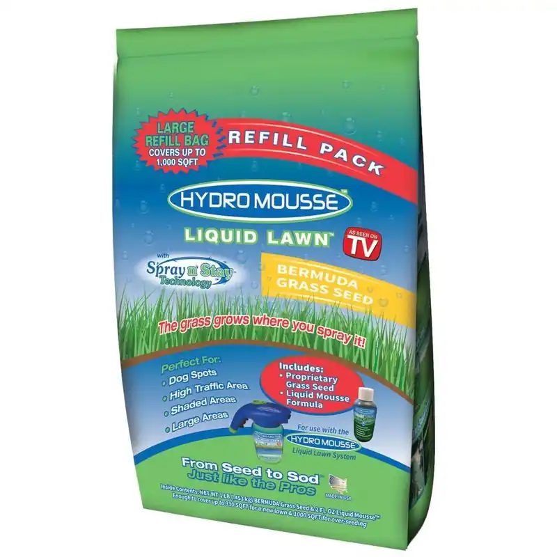 Liquid Lawn Bermuda/Rye Grass Seed Kit, Covers Up To 1000-Sq. Ft.