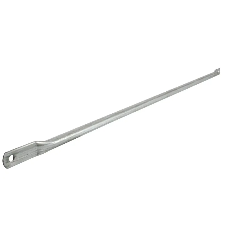 Metal Tech Steel Silver Scaffolding Guard Rail 1 Pk