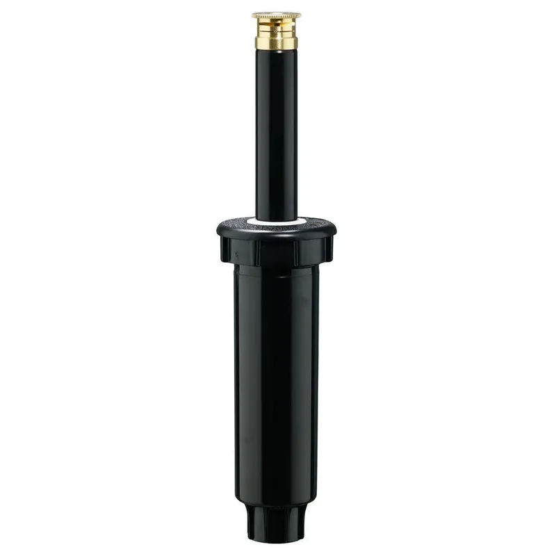 400 Series Underground Sprinkler Pop-Up, 4-In., Twin-Spray Brass Nozzle, Half-Pattern