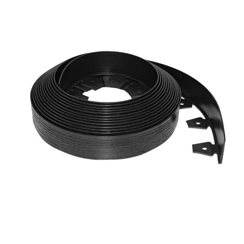 Tall Wall No-Dig Landscape Edging, Black, 2.5 In. X 20 Ft.