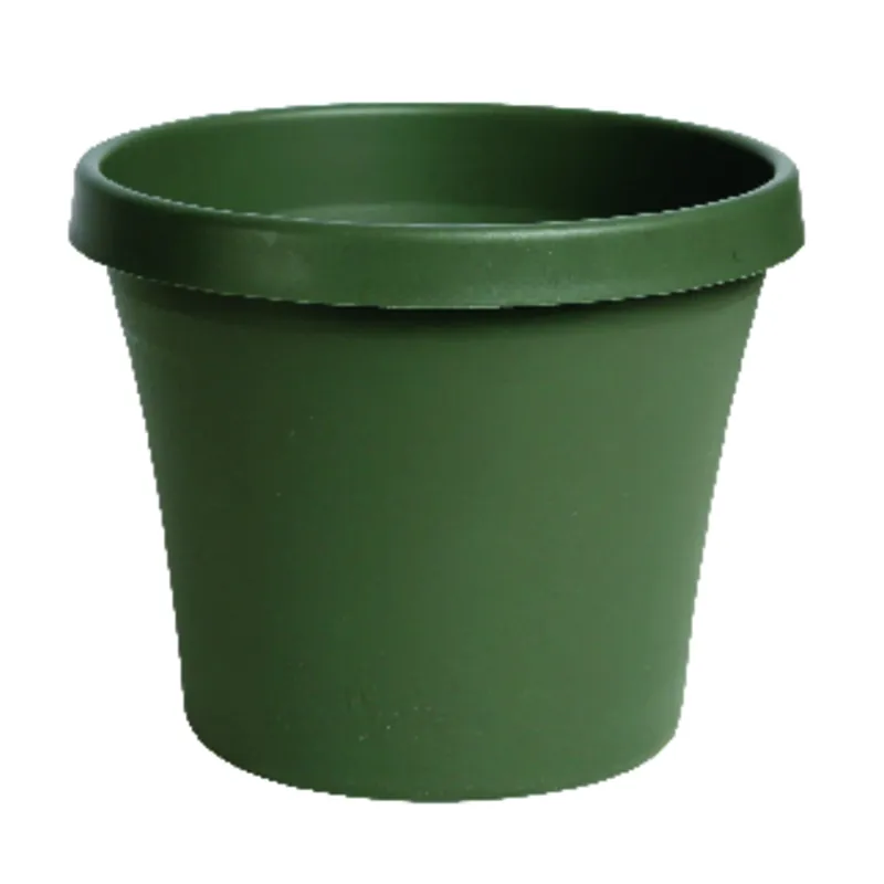 Terra Pot Planter, Plastic, Living Green, 8 In.