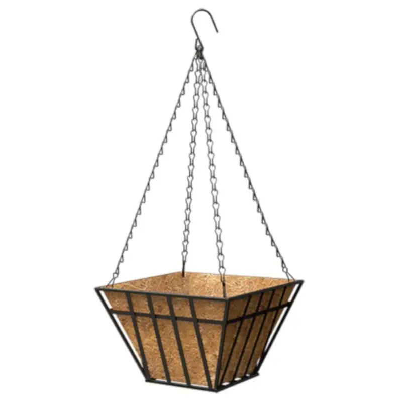 Living Accents Black Steel Outdoor Plant Hanger 14 Inch