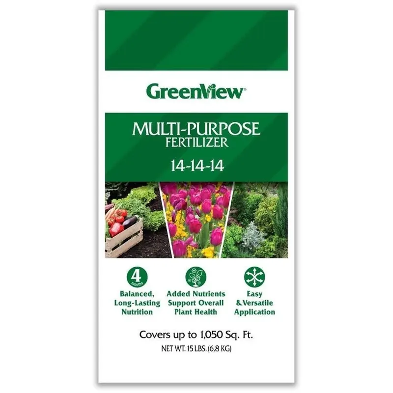 GreenView 14-14-14 Lawn Starter Fertilizer – 15 lb Granules, Covers 1,050 sq ft