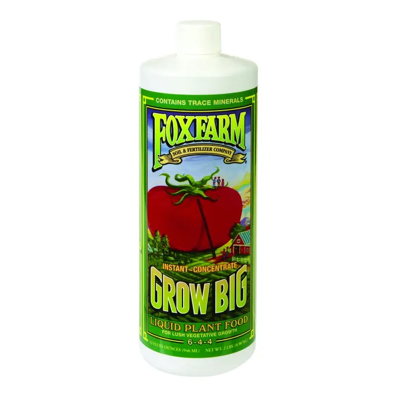 Grow Big Liquid Plant Food Concentrate, 1 Qt.