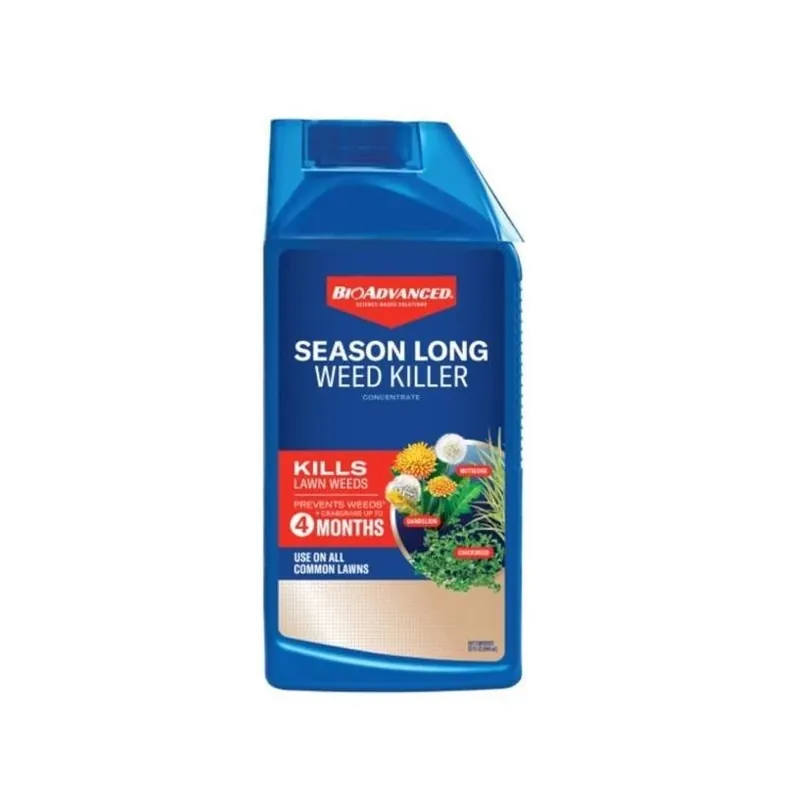 BioAdvanced Season‑Long Lawn Weed Killer & Preventer – 32 oz Concentrate, 4,000 sq ft Coverage