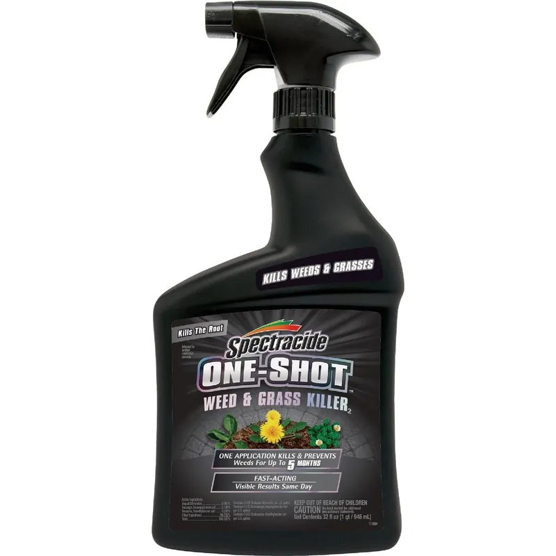 One-Shot Weed & Grass Killer, 32 Oz. Ready To Use Spray