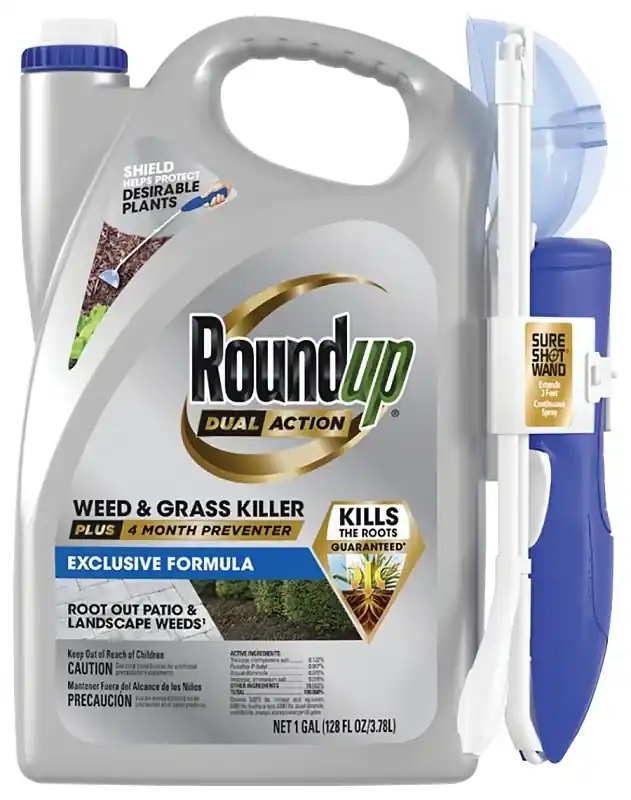 Roundup Dual Action Weed And Grass Killer RTU Liquid 1 Gal