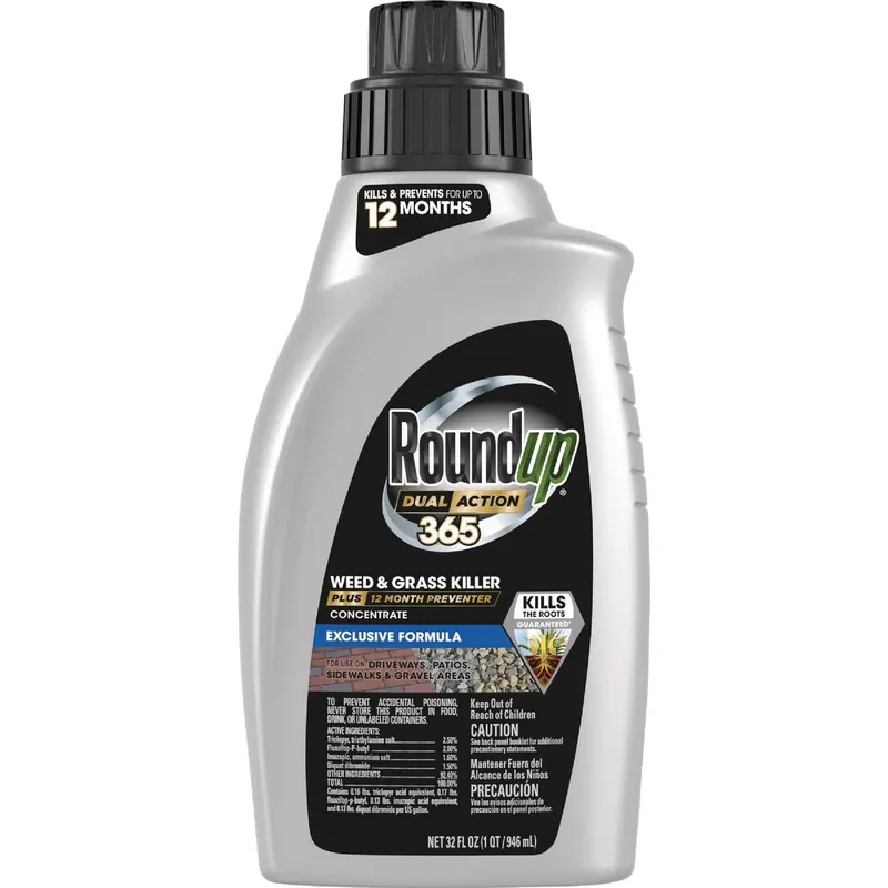 Dual Action 365 Weed & Grass Killer Concentrate, 32 Oz.