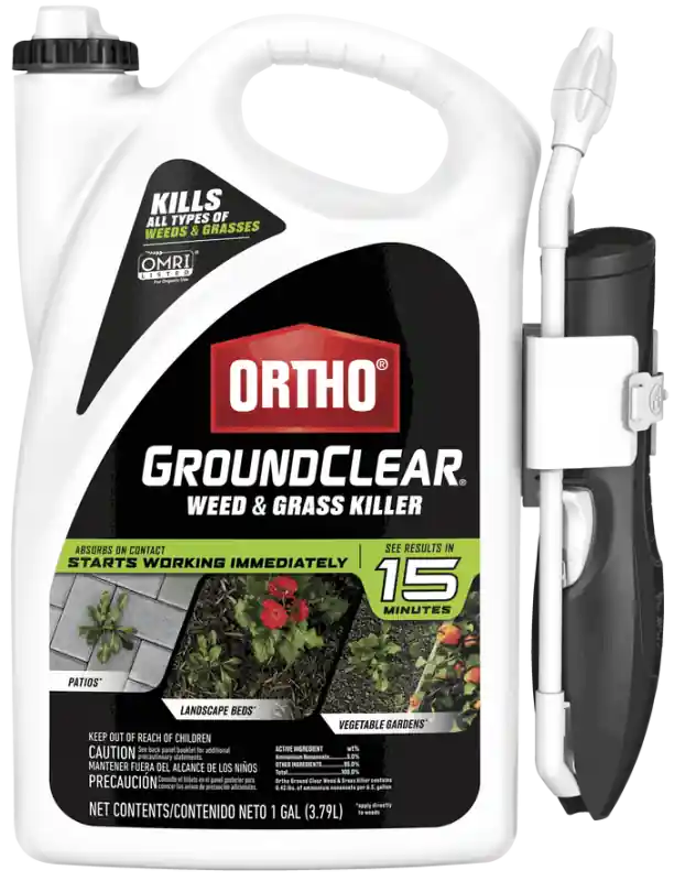 GroundClear Weed & Grass Killer, Ready-to-Use Wand, 1 Gallon