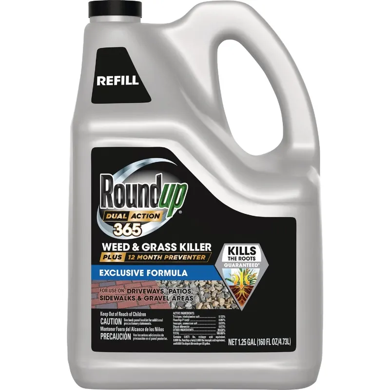 Dual Action 365 Weed & Grass Killer Refill, 1.25 Gallon