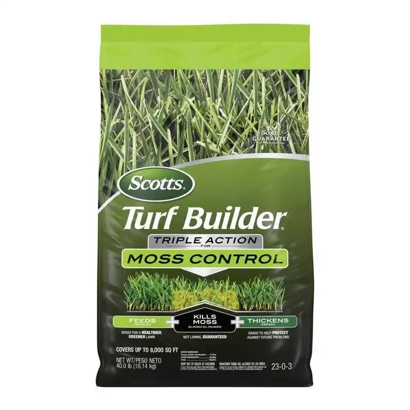 Scotts Turf Builder Moss Killer & Lawn Fertilizer – 40 Lb Granular