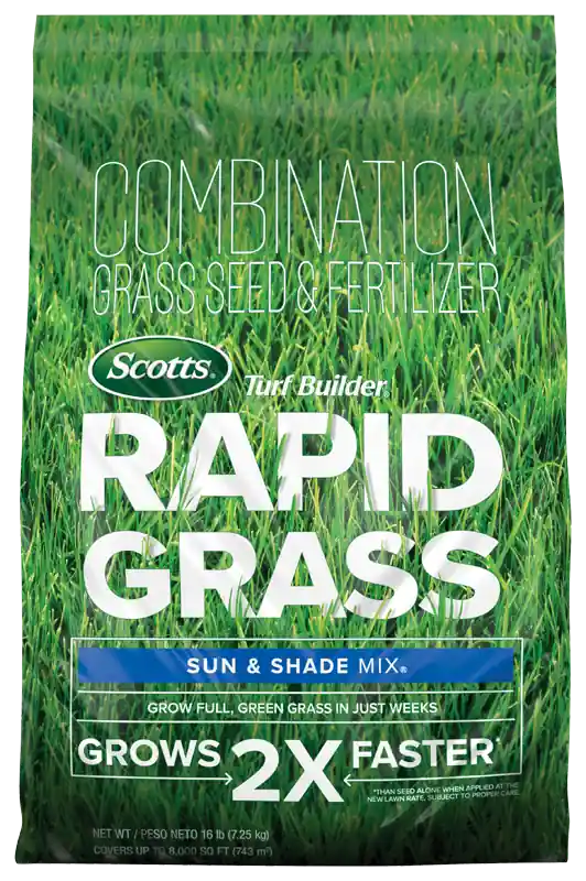 Turf Builder Rapid Grass Sun & Shade Mix, 5.6 Lbs.