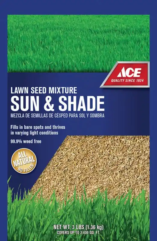 3 Lb Mixed Sun And Shade Grass Seed For Thick Green Lawns