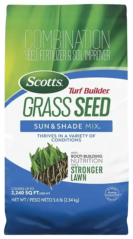 Scotts Turf Builder Mixed Sun Or Shade Fertilizer/Seed/Soil Improver 5.6 Lb