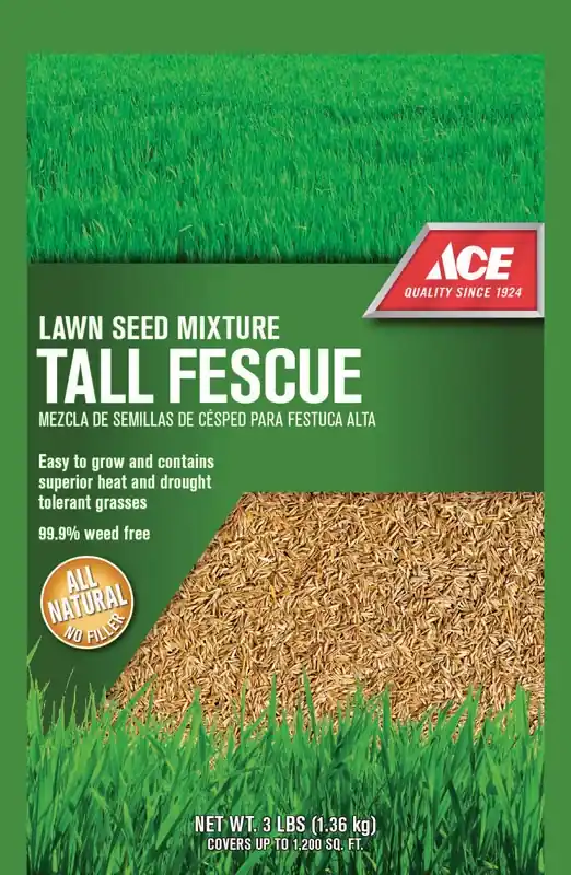 Tall Fescue Grass Seed Blend 3 Lb - Drought Tolerant For Sun Or Shade