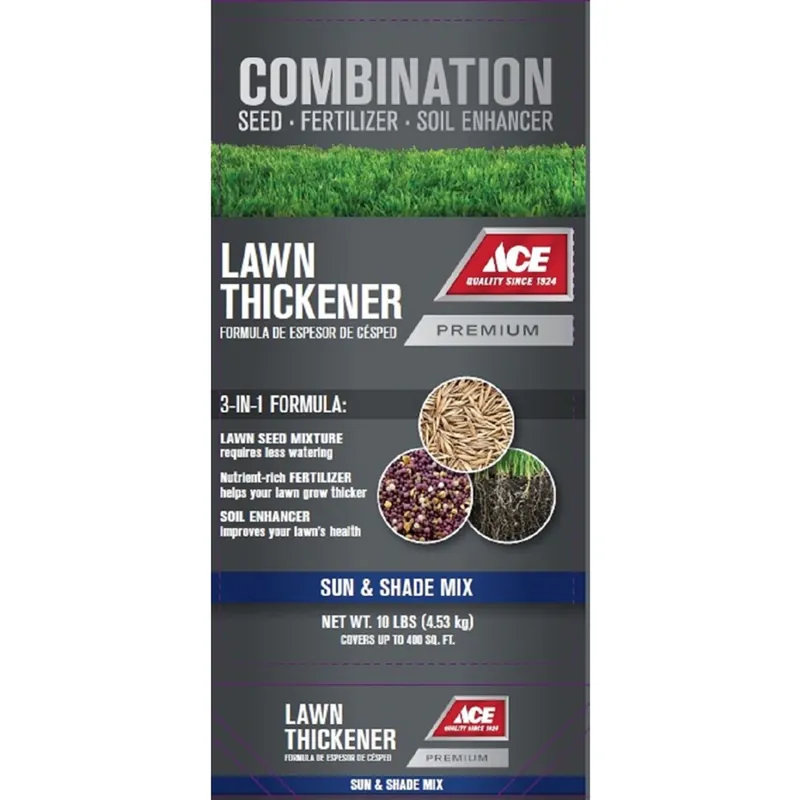 Premium Mixed Sun Or Shade Lawn Thickener 10 Lb For Lush Green Grass