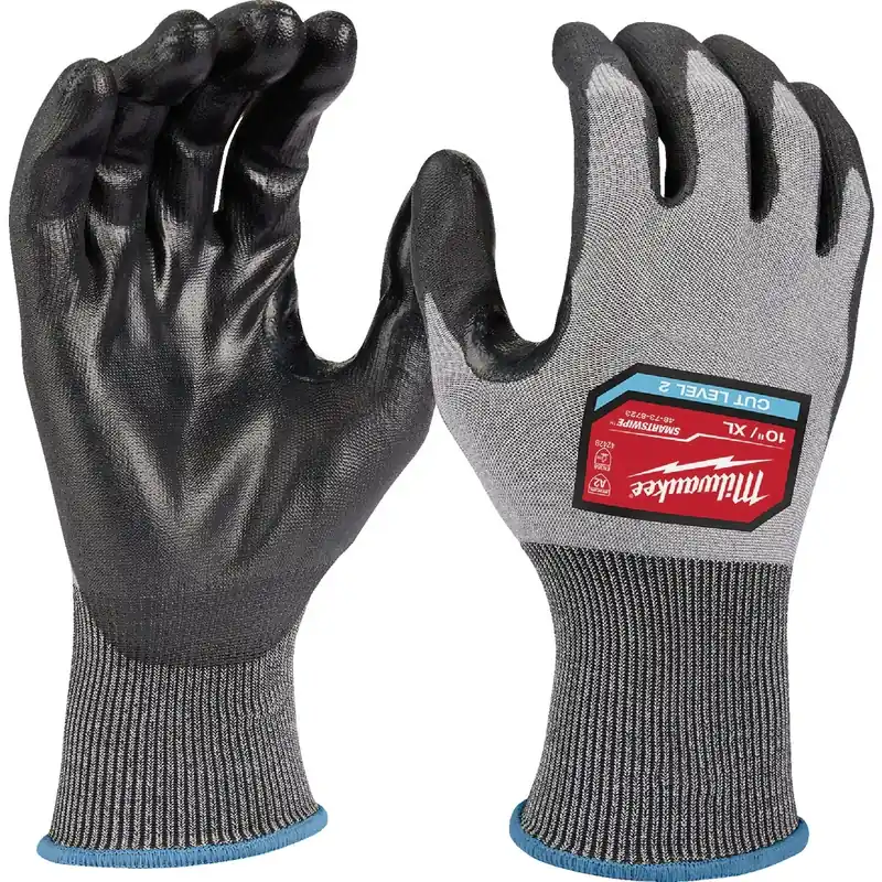 Xl Cut Level 2 High Dexterity Polyurethane Dipped Gloves - Gray