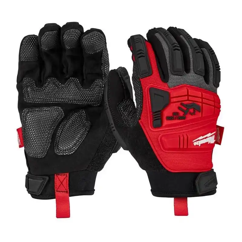 Milwaukee Demolition XL Outdoor Impact Gloves – Black/Red