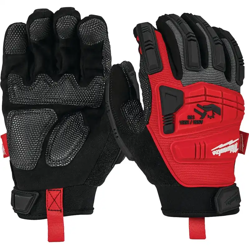 Unisex Xl Synthetic Leather Impact Demolition Gloves - Model 48-22-8753