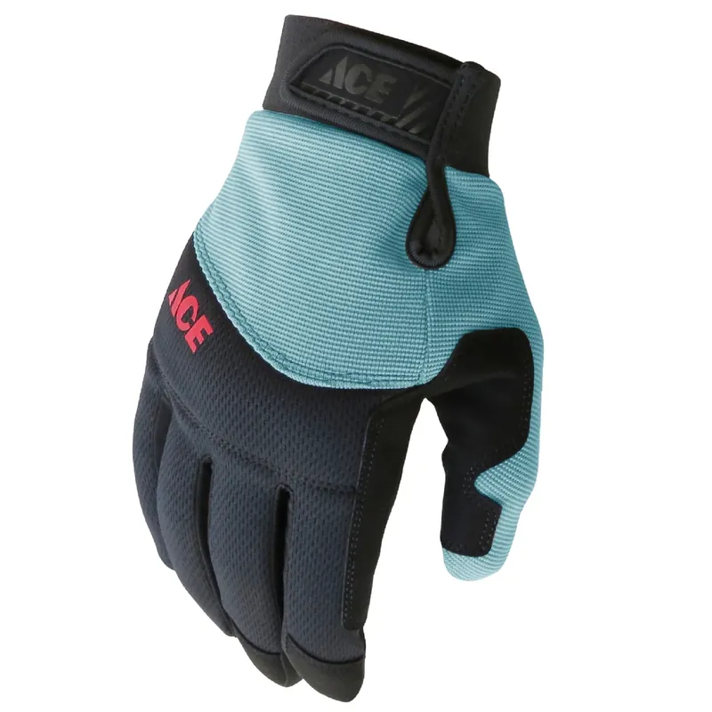 S I-mesh General Purpose Black/mint Gardening Gloves - Comfortable & Durable
