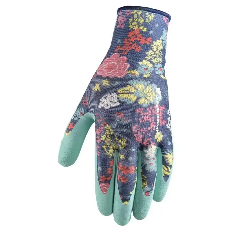 Wells Lamont Women‘s Indoor/Outdoor Floral Gardening Gloves Multicolor M 2 Pk
