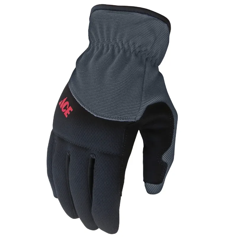L I-mesh High Performance Utility Black Gloves - Durable, Comfortable, Reinforced Design