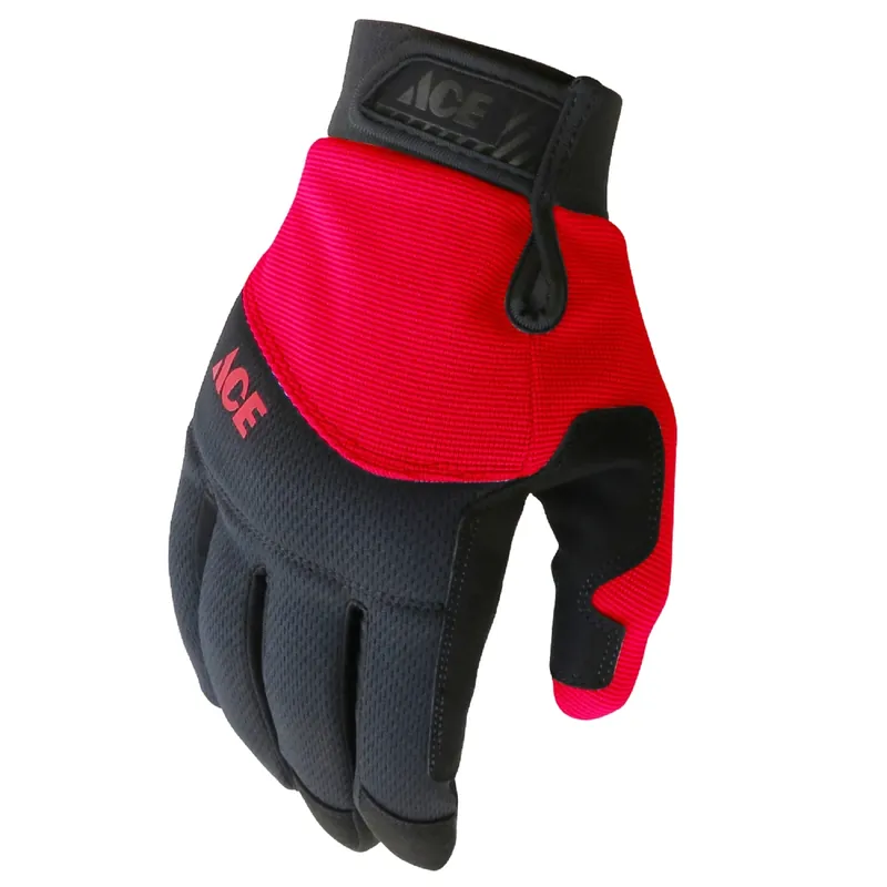 Xl I-mesh General Purpose Black/red Gloves - Comfortable & Durable Work Gloves