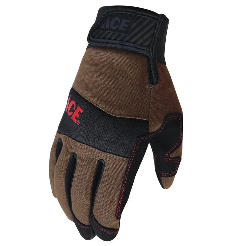 Xl Duck Canvas General Purpose Work Gloves With Touchscreen Compatibility
