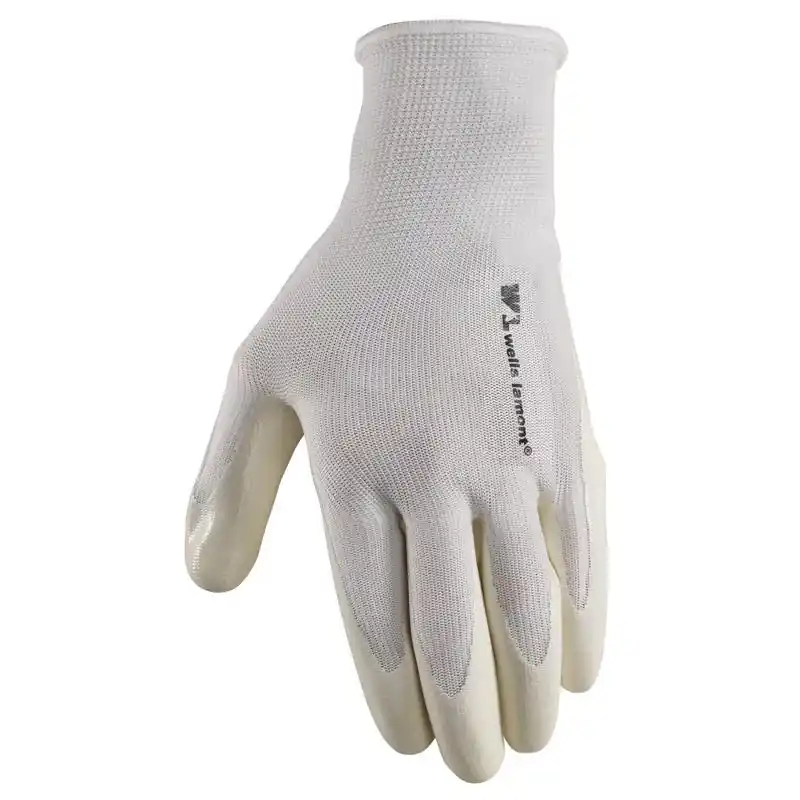 Wells Lamont Men‘s White Polyester Dipped Chore Gloves Large 1 Pair